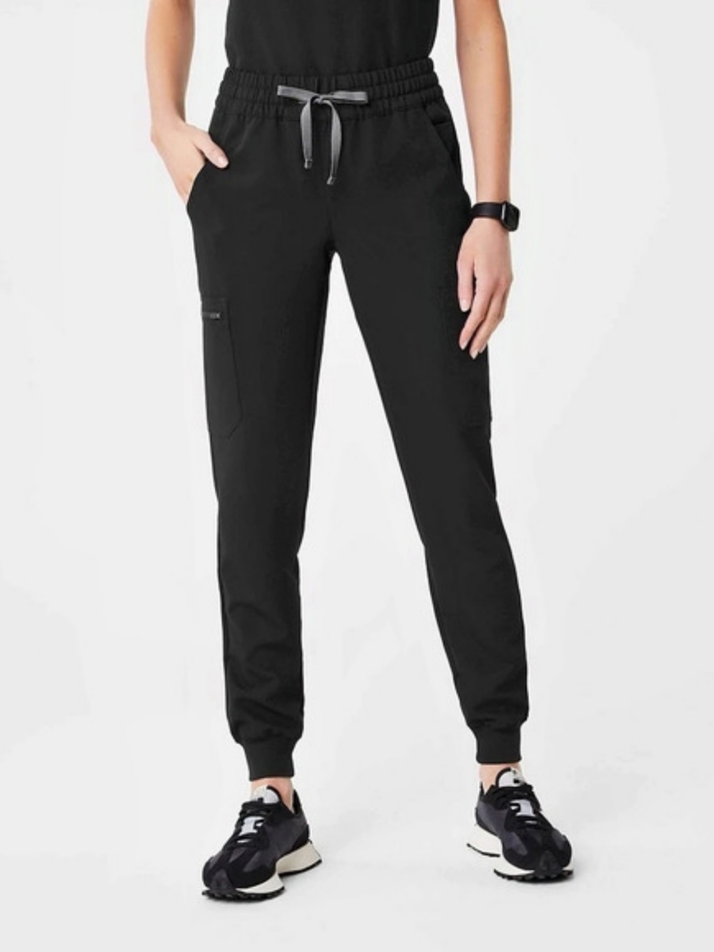 FIGS Uman Relaxed Jogger Scrub Pant Black